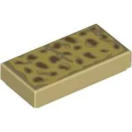Tile 1 x 2 with Focaccia print