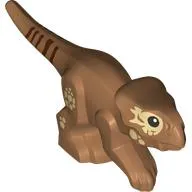 Animal, Dinosaur, Aquilops with Black Eyes, Tan Markings print