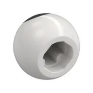 Technic Ball Joint, Black Dot (Eye) print