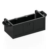 Treasure Chest Bottom with Rear Slots, No Groove
