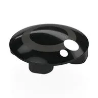 Plate Round 2 x 2 with Rounded Bottom [Boat Stud] with Dark Bluish Grey Circle, White Dots (Eye) print