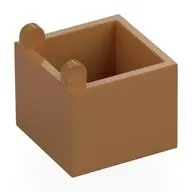 Container Box 2 x 2 x 1 1/3 with Hinge