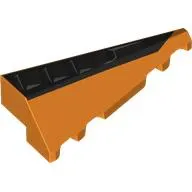 Brick Wedged, Sloped 2 x 5 Right with Black Air Vent print