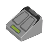 Brick Sloped 30° 1 x 1 x 2/3 (Cheese Slope) with Phaser Type 2 print