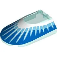 Windscreen 4 x 6 x 1 1/3 with Blue Surface, Medium Azure/White Fins print (Hyperdrive)