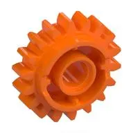 Technic Gear 18 Tooth with Clutch on Both Sides