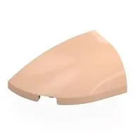 Brick Round, Curved Double 3 x 2 Beveled with Stud Notch Left