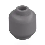 Minifig Head [Plain] [Vented Stud - Center Hole]