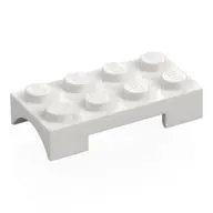 Wheel Arch, Mudguard 2 x 4 Studded, Rounded Arch
