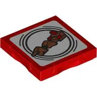 Tile Special 2 x 2 with SMART Tag with Speeder Bike print