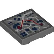 Tile Special 2 x 2 Inverted with Navigation Map print