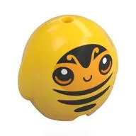 Pillow Plush Toy with Bee print