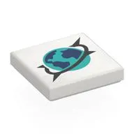 Tile 2 x 2 with Arctic Explorers Symbol print