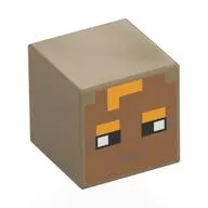 Minifig Head Special, Cube with print