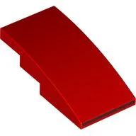 Brick Curved 4 x 2 No Studs with Black Stripe on Front print
