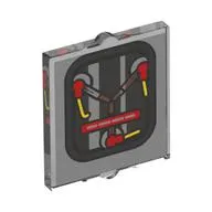 Glass for Window 1 x 2 x 2 Flat with Flux Capacitor print