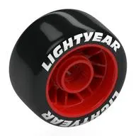Wheel Rim 24 x 13.4 with Black Slick Tyre with White 'Lightyear' print