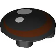 Plate Round 2 x 2 with Rounded Bottom [Boat Stud] with Eyes, Reddish Brown Iris White Pupil print