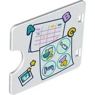 Duplo Door / Window with Cutout (Semi Oval), Calendar, Photo, 'A', 'B', 'C' Magnets Print