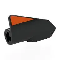 Technic Panel Fairing #7 3L Very Small Smooth, Side A with Orange Stripe print