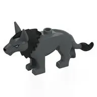 Creature, Anooba, Black Mane and Tail Print (Keibu)