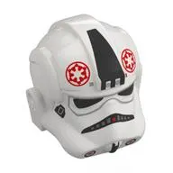 Helmet AT-AT / Tie Pilot, Red Imperial Logo Print
