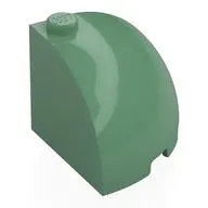 Brick Round Corner 3 x 3 x 2 Dome Top with print