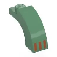 Brick Arch 1 x 3 x 1 2/3 Curved Top with print