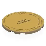 Tile Round 6 x 6 with 'WORLD CHAMPIONS', Countries print