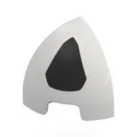 Brick Round Curved 1 x 1 x 1 Quarter Dome with print