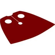 Neckwear Cape, Standard, Very Short, Dark Red Back Pattern [Spongy Stretchable Fabric]