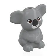Animal, Koala, Sitting with Black Noes, White Mouth, Dark Brown Eyes print