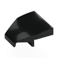 Brick Wedged, Curved 2 x 2 x 2/3 with Notches 27°