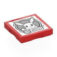 Tile Special 2 x 2 with SMART Tag with '#0133' Eevee Print