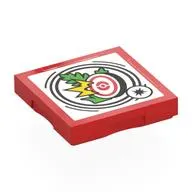 Tile Special 2 x 2 with SMART Tag with Green Leaves and Hit Target Print