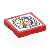 Tile Special 2 x 2 with SMART Tag with Leaves and Hit Target Print
