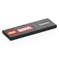 Tile 2 x 6 with 'LEGO MARVEL VENOM' print