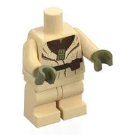 Minifig Body with SMART Tag, Medium Legs, Yoda