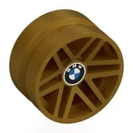 Wheel, Sport 21 x 11, Double Spokes with BMW Logo print