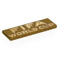 Tile 2 x 6 with 'FIFA WORLDCUP' print