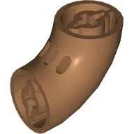 Brick Round 2 x 2 D. Tube with 90° Elbow and Axle Holes (Crossholes) at Each End