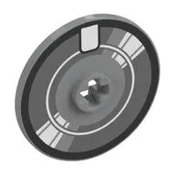 Technic Disc 3 x 3 with print