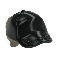 Hair and Hat / Cap, Ponytail Dark Tan Print