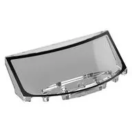 Windscreen, Curved 6 x 2 x 2 with Black Frame print