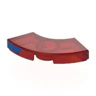 Tile 2 x 2 Curved, Macaroni, Center Anti-Stud with print