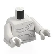 Torso, White Arms and Hands with print