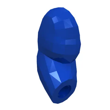 Bigfig Arm, Right with Blue Darkseid Print
