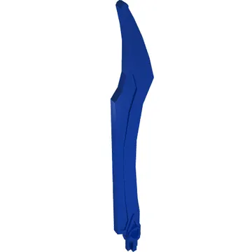Large Figure Weapon Blade, Curved Tip with Axle