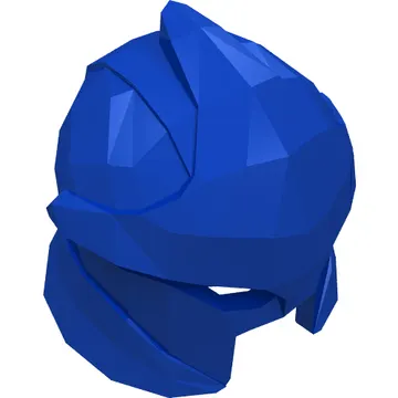 Helmet with Eye and Mouth Slits with Red Star Print