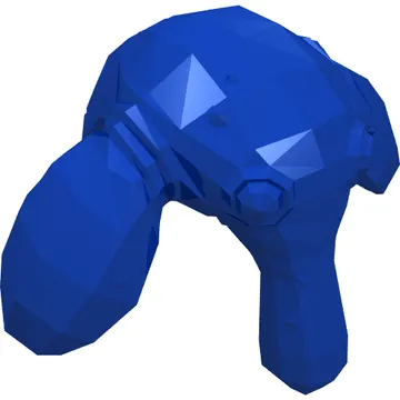 Minifig Head Special, Max Rebo with Black Eyes Print